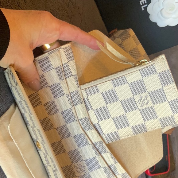 Louis Vuitton snap wallet 2 pieces. DAMIER AZUR - Picture 3 of 6